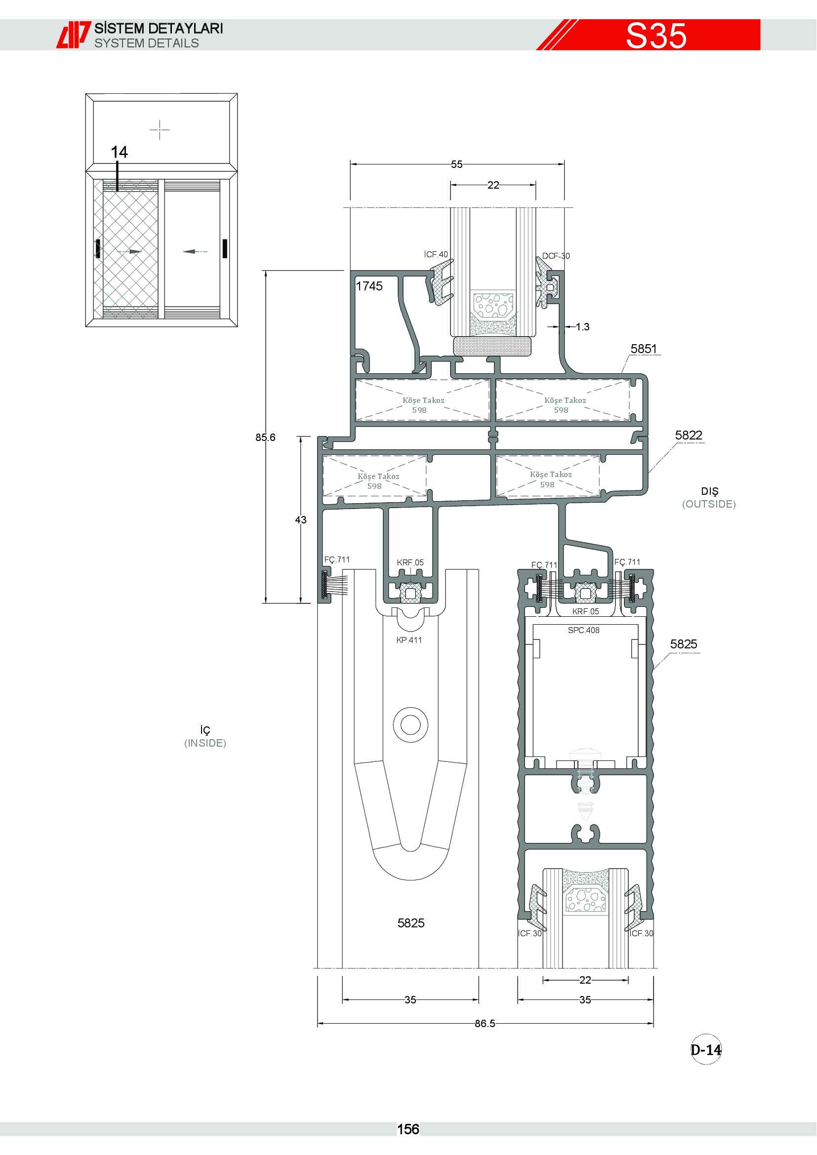 Sürme Yalıtımsız Alüminyum 30